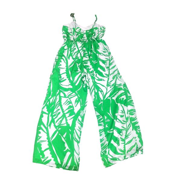 Lilly Pulitzer for Target Anniversary Boom Boom Jumpsuit  Kelly Green wide leg - Picture 7 of 10